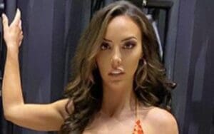 Cassie Lee Goes Casual In Jaw-Dropping Orange Outfit Drop Photo