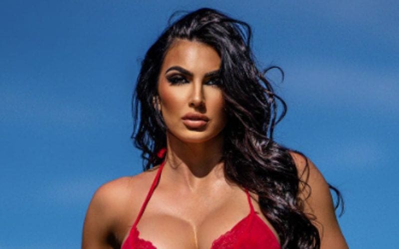 Jessica McKay Says It’s A Casual Monday In Sizzling Red Lingerie Photo