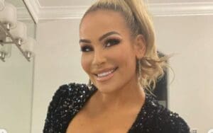 Natalya Stuns In Plunging Black Dress For The Super Bowl