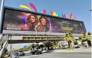 Becky Lynch & Lita Appear On Billboard In Saudi Arabia Becky Lynch & Lita Appear On Billboard In Saudi Arabia