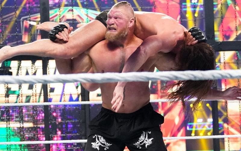 Brock Lesnar Went Off-Script In Insane Way At WWE Elimination Chamber