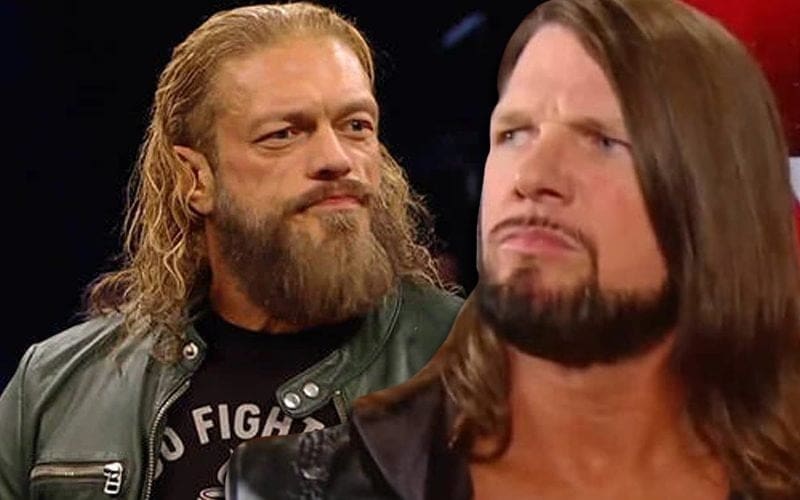 AJ Styles Wants To Face Edge At WrestleMania 38