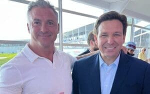 Shane McMahon Meets With Florida Governor Ron DeSantis