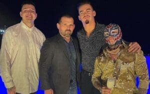 Rey Mysterio & Dominik Mysterio Join Austin Theory & Jamie Noble For Saudi Royal Kingdom Dinner Rey Mysterio & Dominik Mysterio Join Austin Theory & Jamie Noble For Saudi Royal Kingdom Dinner