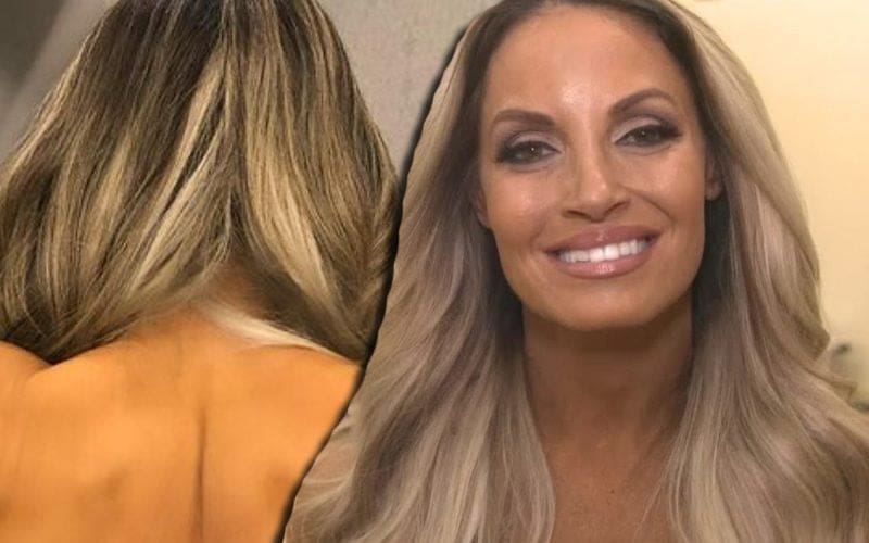 Trish Stratus Strips Down To Show Off Incredible Sculpted Back