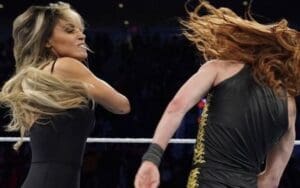 Trish Stratus Shows Up To Slap Becky Lynch At WWE Live Event Trish Stratus Shows Up To Slap Becky Lynch At WWE Live Event