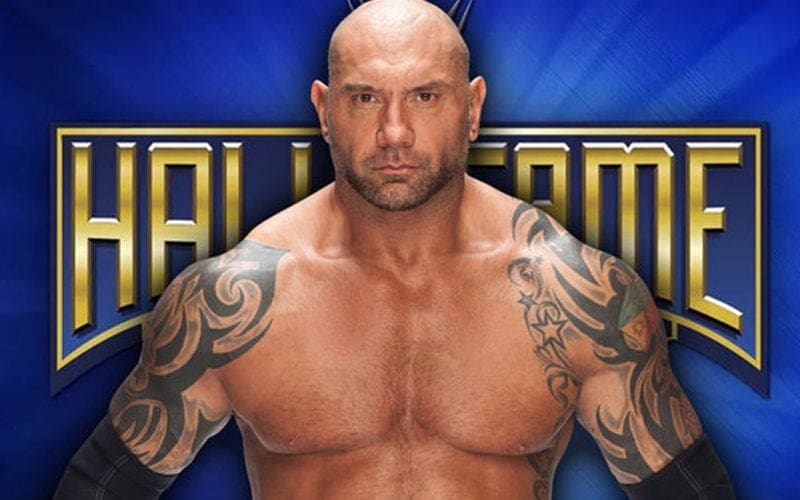 Batista Likely To Get His WWE Hall Of Fame Induction Next Year