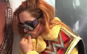 Becky Lynch Was Backstage During WWE RAW Despite Throat Injury Becky Lynch Was Backstage During WWE RAW Despite Throat Injury