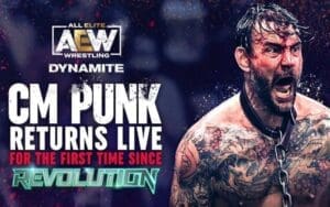 CM Punk's AEW Dynamite Return Announced For This Week