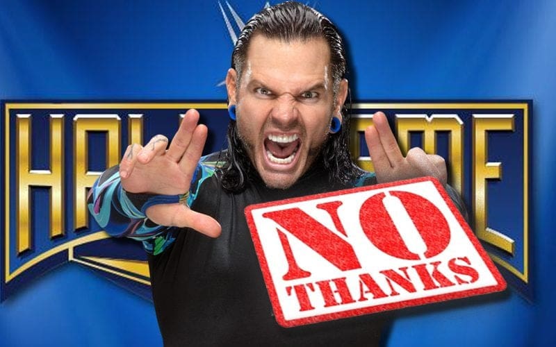 WWE Hall Of Fame Offer Felt Wrong For Jeff Hardy