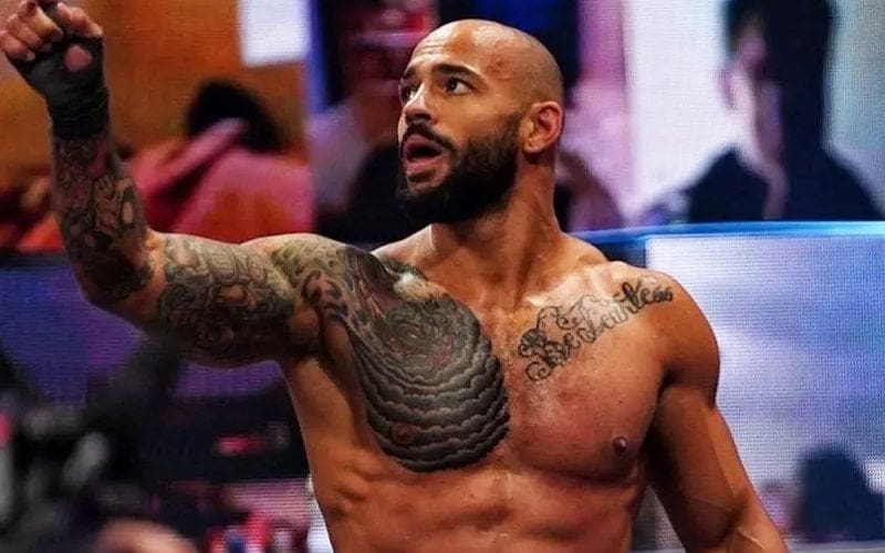 Ricochet Was Nearly Blind In One Eye During WWE Intercontinental Title Match