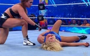 Charlotte Flair Suffers Wardrobe Malfunction At WrestleMania 38 Charlotte Flair Suffers Wardrobe Malfunction At WrestleMania 38
