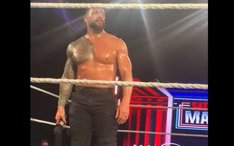 Roman Reigns Breaks Character Big Time At WWE Live Event