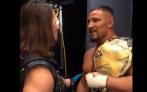 AJ Styles Shows Big Respect To Bron Breakker Backstage During WWE RAW AJ Styles Shows Big Respect To Bron Breakker Backstage During WWE RAW