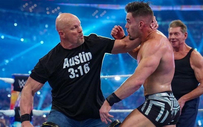 Austin Theory Learned About Steve Austin Spot Just Before WrestleMania 38