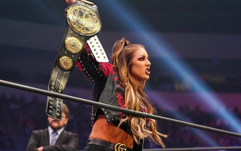 Britt Baker Is Okay With Not Being In AEW Women’s Title Picture