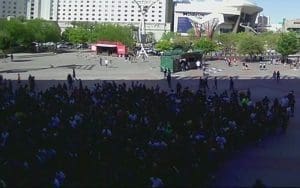 Fans Having Terrible Time Getting Into The Building For AEW Double Or Nothing Fans Having Terrible Time Getting Into The Building For AEW Double Or Nothing