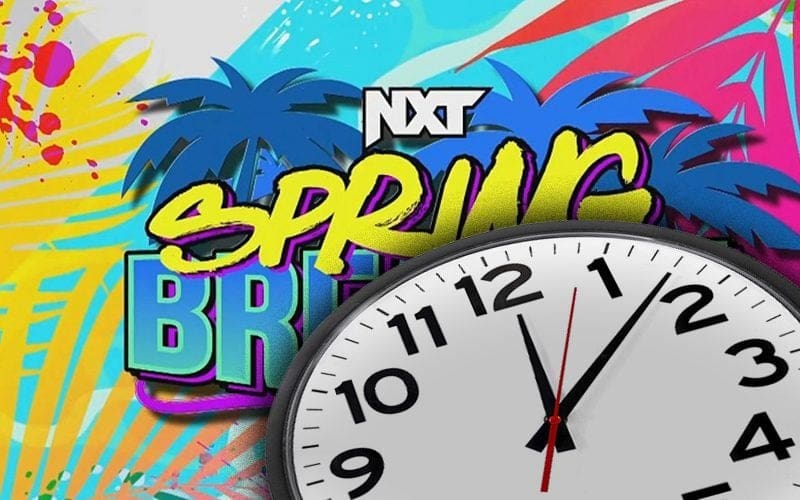WWE NXT Spring Breakin’ Special Getting Extra Large Overrun