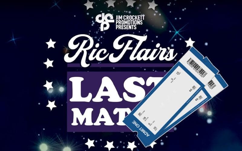 Tickets For Ric Flair Retirement Match Selling Out Fast