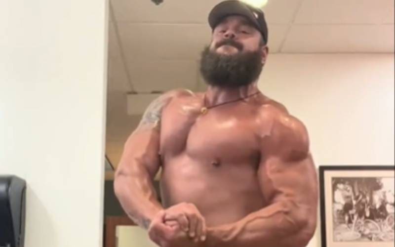 Braun Strowman Does Pose-Down To Prepare For Bodybuilding Competition