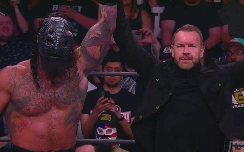 Luchasaurus Turns Heel & Aligns With Christian Cage At AEW ‘Blood & Guts’