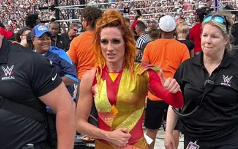 Becky Lynch Seemingly Suffered Injury At WWE SummerSlam