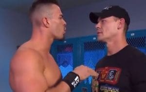 Austin Theory Gets Huge Props For Looking Like He Belongs With John Cena Austin Theory Gets Huge Props For Looking Like He Belongs With John Cena