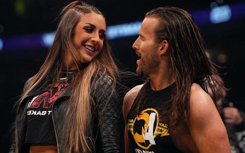 Real-Life Girlfriend Britt Baker Reacts To Adam Cole Main Eventing AEW All In