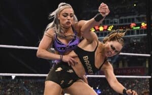 Liv Morgan Trolls Ronda Rousey While Agreeing She Has A Great Backside WWE Cut Time From Liv Morgan vs Ronda Rousey WWE SummerSlam Match