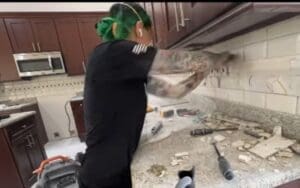 Shotzi Blackheart Destroys Kitchen In New Remodeling Video Shotzi Blackheart Destroys Kitchen In New Remodeling Video