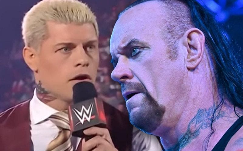 The Undertaker Thinks Cody Rhodes Has Finally Figured Out Who He Is