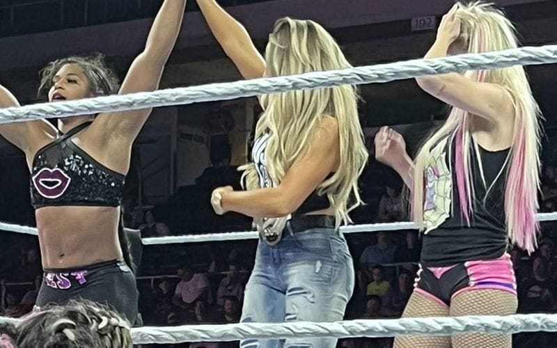 Trish Stratus Confronts Bayley During Recent WWE Live Event