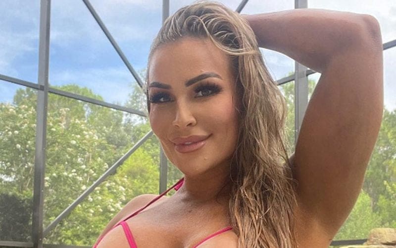 Natalya Drops Some ‘Wholesome’ Content With Barely There Poolside Bikini Photo