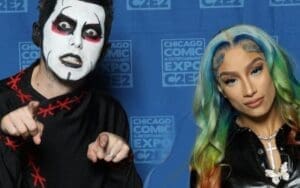 Sasha Banks & Danhausen Link Up For Epic Photo-Op Sasha Banks & Danhausen Link Up For Epic Photo-Op