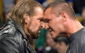 Randy Orton Once Wiped Snot Off Triple H's Face During A Match