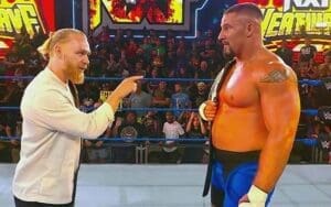 Tyler Bate Appears To Confront Bron Breakker During NXT HeatWave Tyler Bate Appears To Confront Bron Breakker During NXT HeatWave