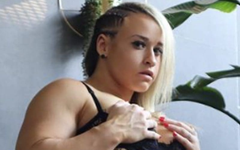 Jordynne Grace Flaunts Herself In Super Skimpy Black Lingerie Photo drop