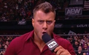 MJF Burns Woman For Trying To Flex Her Friend With Benefits