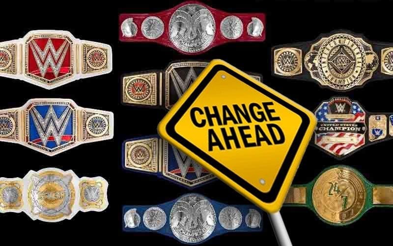 WWE Talking About Introducing New Title Belt