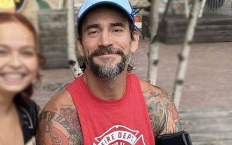 CM Punk Spotted Wearing Arm Brace In First Photo Since AEW All Out Brawl