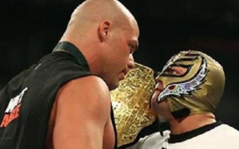Kurt Angle Doesn’t Think It’s The Right Time For Rey Mysterio’s WWE Hall Of Fame Induction