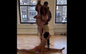 Sasha Banks & Naomi Show Off Insane Flexibility During Session With Stretch Coach Sasha Banks & Naomi Show Off Insane Flexibility During Session With Stretch Coach