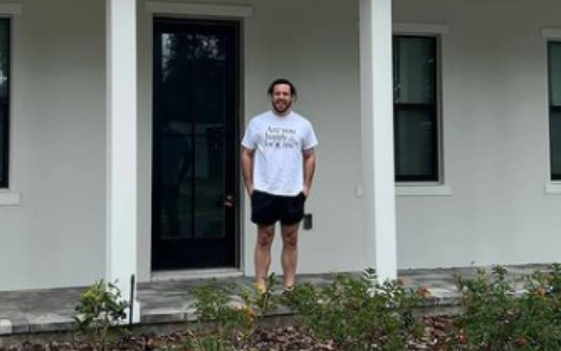 Cameron Grimes Celebrates Buying His First House