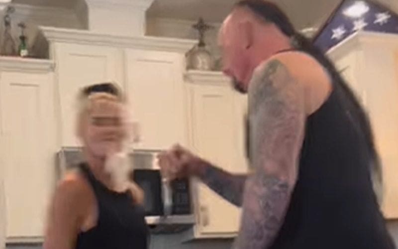 Undertaker Slaps The Taste Out Of Michelle McCool’s Mouth In Hilarious Tortilla Challenge Video