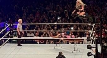 Liv Morgan & Natalya Are Okay After Rough Table Spot During WWE Live Event