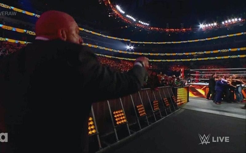 Triple H Appears During WWE Raw To Break Up Huge Brawl
