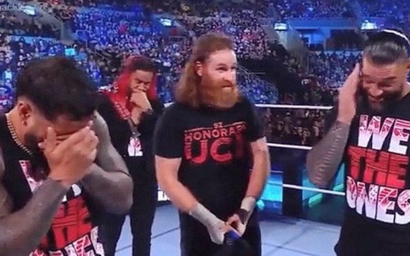 Sami Zayn Reacts To Bloodline Breaking Character On WWE SmackDown
