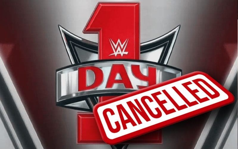 WWE Is Cancelling Day 1 Pay-Per-View Event