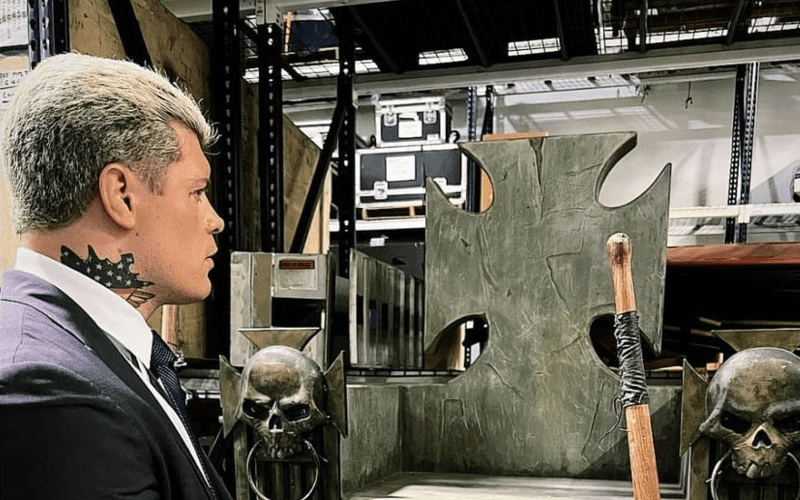 Cody Rhodes Pays A Visit To The WWE Warehouse