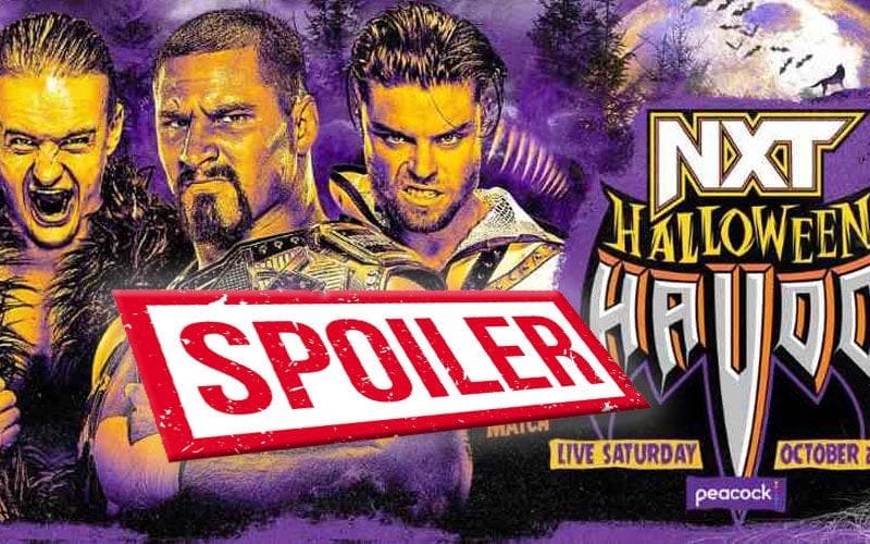 Spoilers On Likely Results For WWE NXT Halloween Havoc